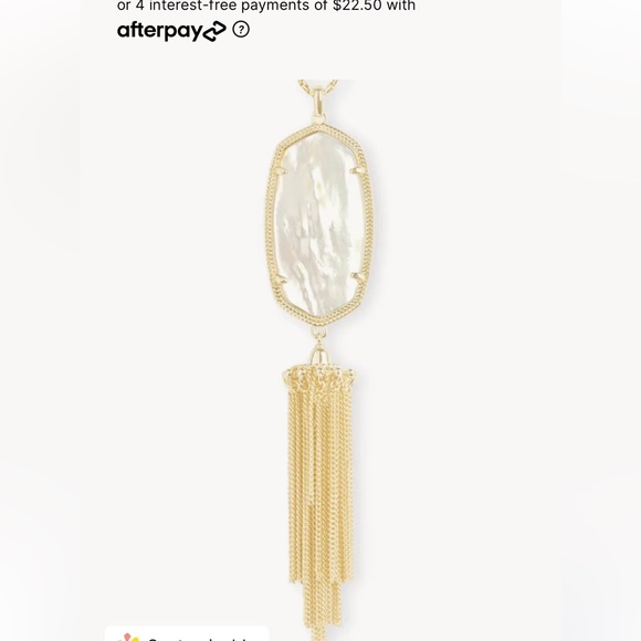 Kendra Scott Rayne Necklace in Ivory Mother of Pearl - Picture 5 of 5